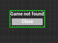 find game error